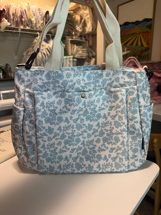 Blue Flower Tote