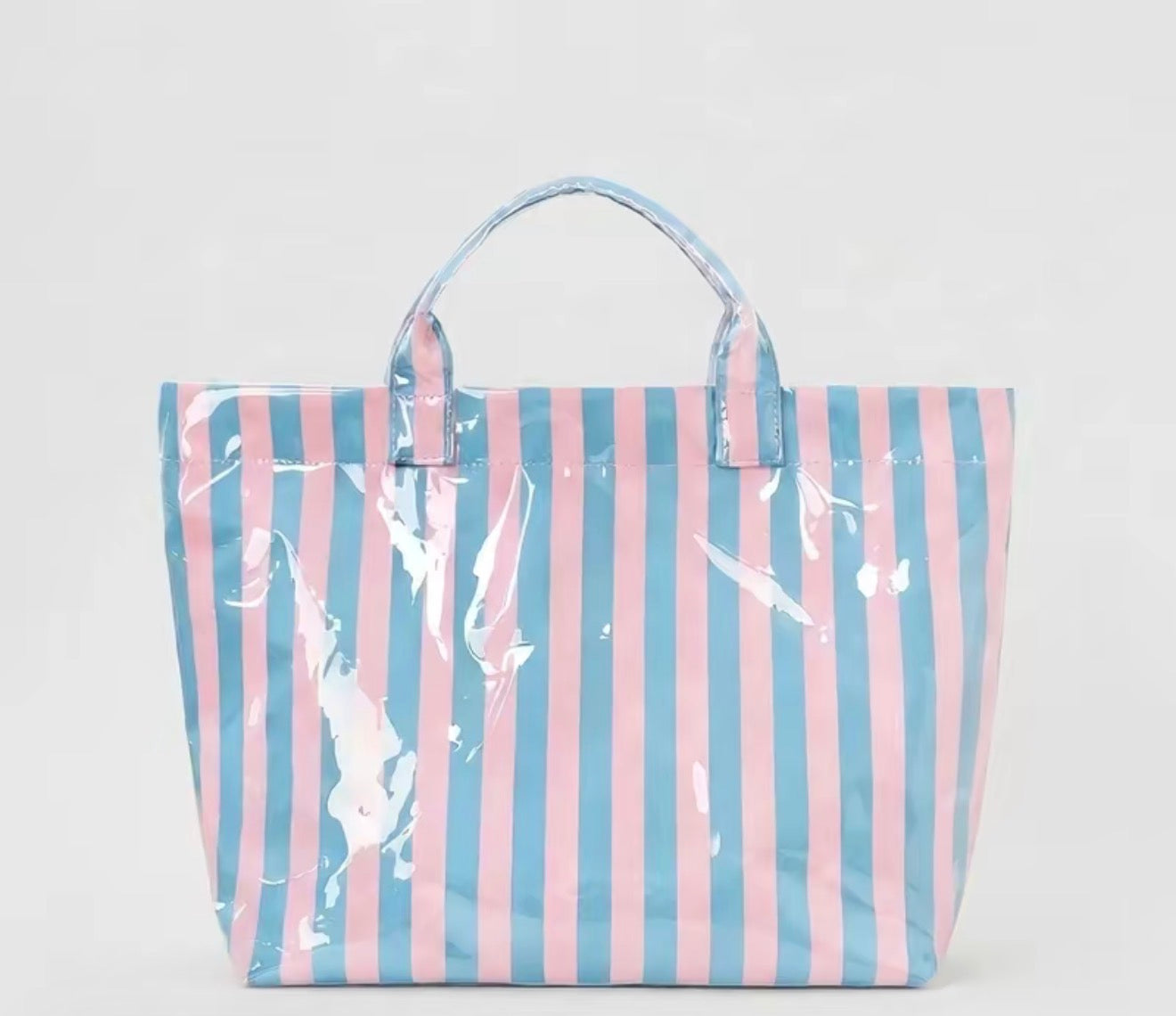 Embroidered Clear PVC Tote Bag