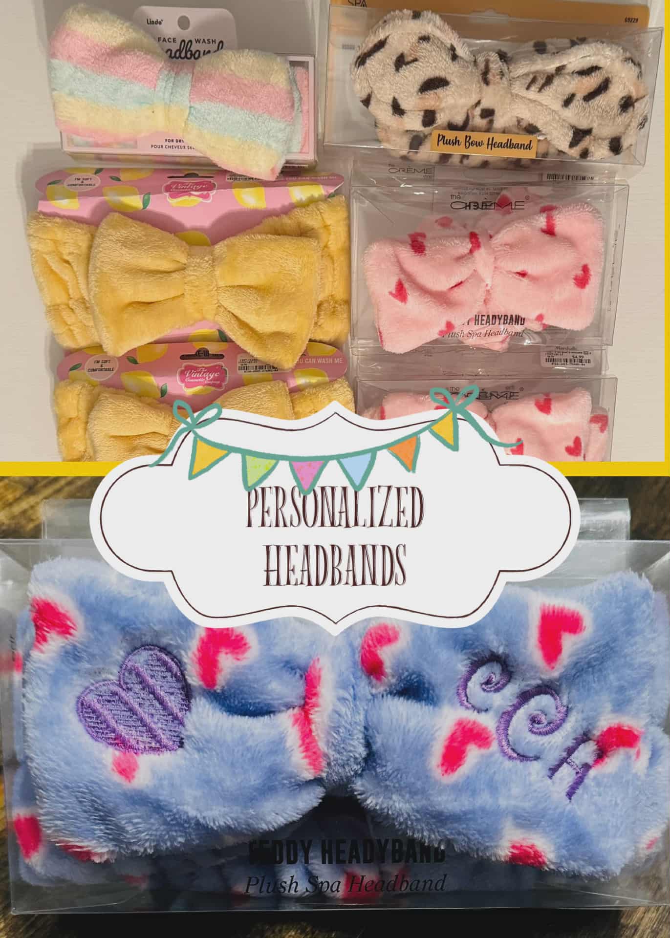Personalized Embroidered Headbands