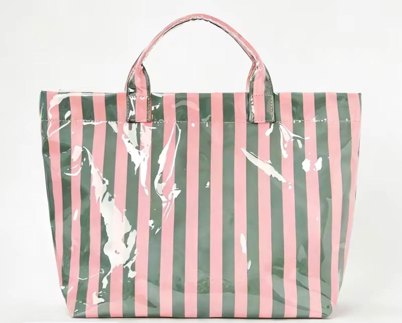 Embroidered Clear PVC Tote Bag