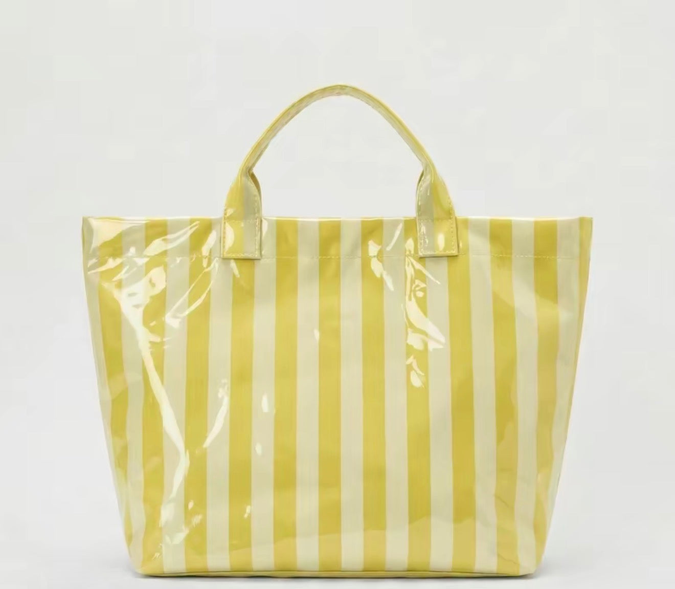 Embroidered Clear PVC Tote Bag